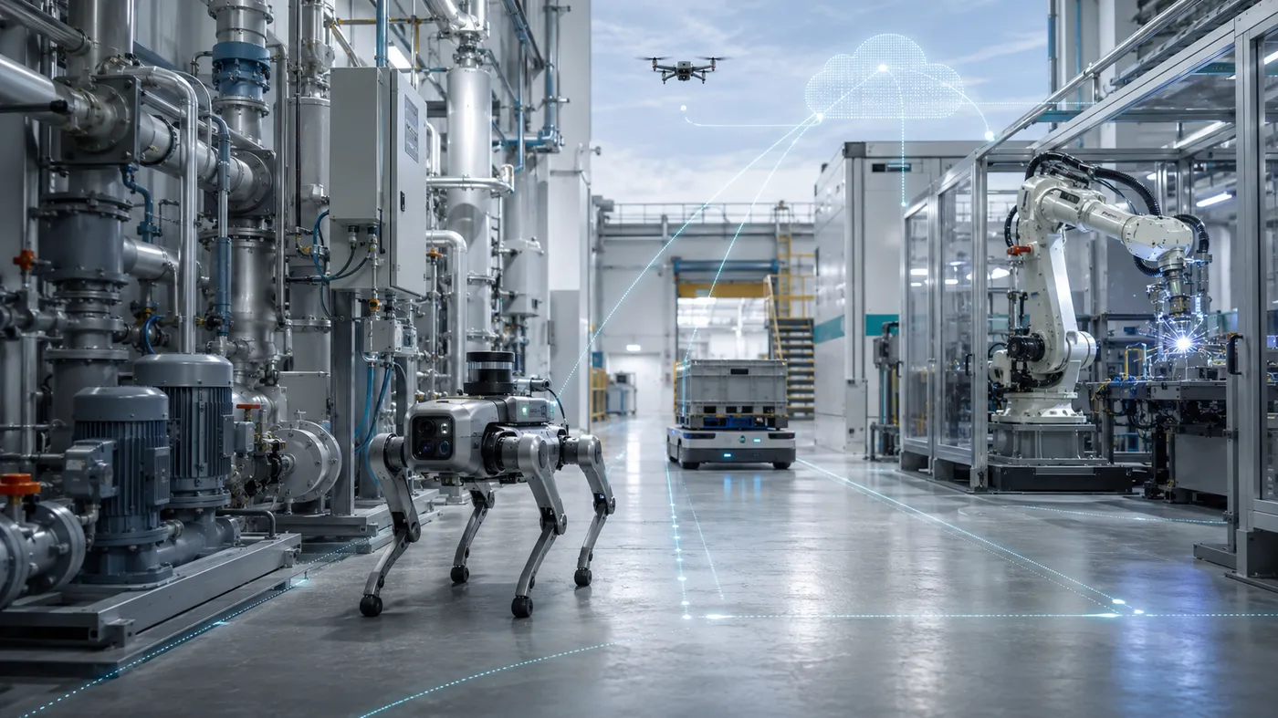 Ecosistema completo de integración robótica multimarca y software industrial de Converxus