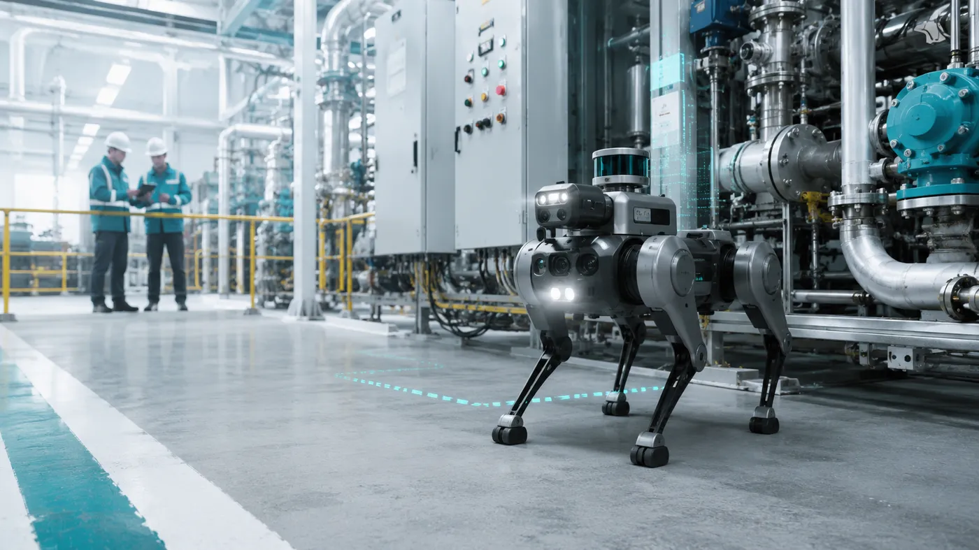 Robot de inspección autónomo operando en entornos industriales de alto peligro